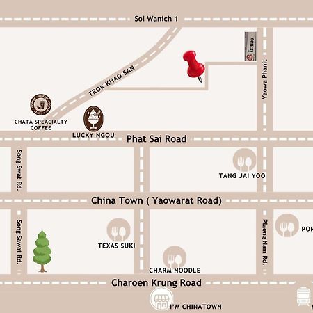 Apartamento The Character Yaowarat V เดอะ คาแรคเตอร์ เยาวราช 3 Bangkok Exterior foto